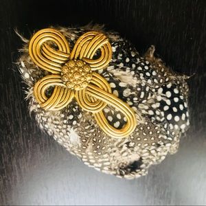 Feather Hair Fascinator Vintage 20s Retro